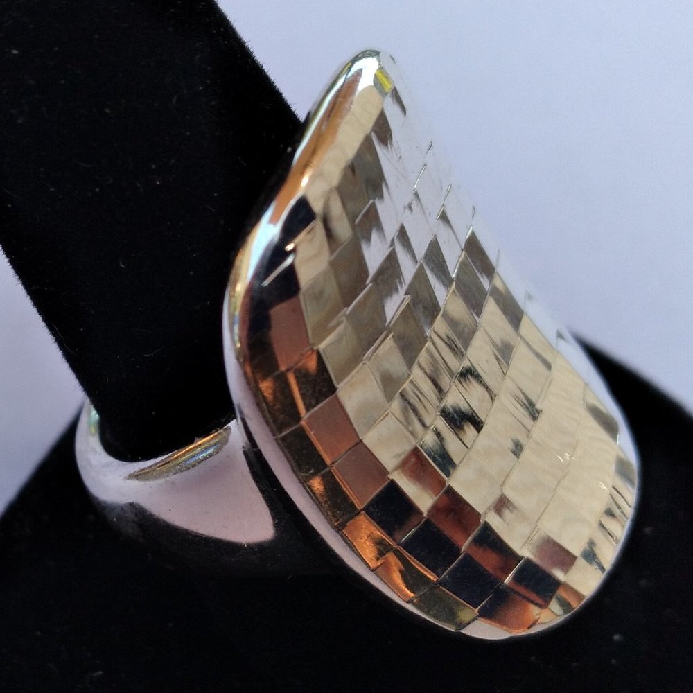 925 Italy Sterling Silver Ring, Size 10